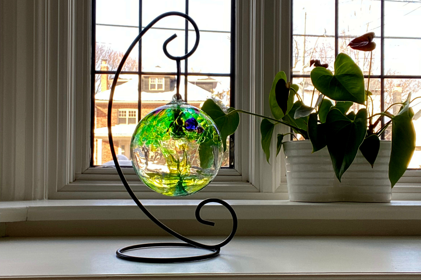 Kitras Glass Balls Stands Elora Kitras Art Glass & Gifts Retail
